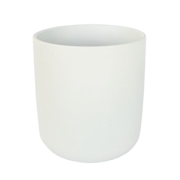 HYGGE NORDIC CERAMIC ROUNDED BASE CANDLE JAR